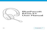 BlueParrott B450-XT User Manualringing in your ears, or voices sound muffled, stop using the headset. Avoid turning up the volume to block noisy surroundings. It’s possible for your