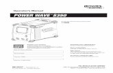 Operator’s Manual POWER WAVE S350 - Lincoln Electric · 16/05/2018  · 2.d.3. Do not place your body between the electrode and work cables. If the electrode cable is on your right