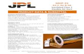 Insulated Class 1 Flexible Air Duct PRODUCT DATA ...2015/05/13  · MHP-25 R4.2, R6 & R8 Insulated Class 1 Flexible Air Duct 4/15 PRODUCT DATA & SUBMITTAL PHYSICAL DESCRIPTION FEATURES