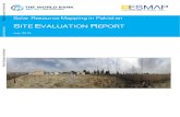 Site Visit Report · Site 2, the ground site at the meteorological station, is recommended for the installation of a Tier2 meteorological station (CSP Services MDI automatic weather