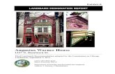 Exhibit A LANDMARK DESIGNATION REPORT · 2020. 3. 28. · and decorative metal. The building's ornament includes an unusual second-floor projecting bay window built of wood and supported