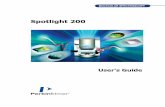 Spotlight 200 User's Guide€¦ · • DO make sure that all parts of the Spotlight 200 are properly connected to the electrical supply; in particular, make sure that the ground (earth)