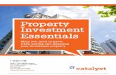 Property Investment Essentialss3-ap-southeast-2.amazonaws.com/assets.catalystfinance.com.au/a… · Buying real estate, whether you are buying the family home or an investment, is
