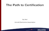 The Path to Certificationaea.net/events/incubator/pdf/2018_08/AEA_ThePathTo...Philosophy + Motivation. Angle of Attack Indicator. Applying Safety Continuum. Generation 1: February