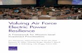 Valuing Air Force Electric Power Resilience...Improve Communications Between Base Civil Engineers and Mission Owners ... Now, the rapidly evolving nature of missions with dependencies
