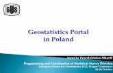 Amelia Wardzińska-Sharif - Český statistický úřad · Sample surveys (using hand-held terminals with GPS ... •The spatial presentation of the geostatistical analysis ... Amelia