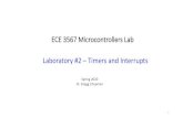 ECE 3567 Microcontrollers Lab · 2020. 2. 9. · ECE 3567 Microcontrollers Lab Spring 2020 Dr. Gregg Chapman Laboratory #2 –Timers and Interrupts 1. BACKGROUND. PxSEL Settings,