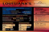 ECONOMIC IMPACT OF LOUISIANA’S · Industry Sub-Category Louisiana Jobs 84.4 million tons 69.0 million tons 20.3 million tons Food & food products, such as fruits, vegetables, oils,
