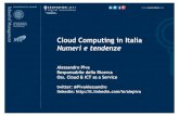 CloudComputing in Italia Numeri e tendenze · CloudComputing in Italia -Numeri e tendenze 21 Luglio 2015 • Rifocalizzazionedelle risorse e delle competenze verso processi a maggior