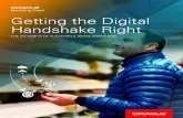 Getting the Digital Handshake Right · FINDING THE RIGHT MARKETING MIX Six Habits of a Successful Modern Marketer “In today’s digital environment, consumers looking to explore
