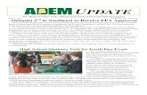 ADEM Update July 2014216.226.179.150/MoreInfo/pubs/ADEMUpdateJuly2014.pdf · ADEM and were encouraged to pursue careers in science-related fields. The first organized “Earth Day”