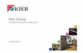 Proposed acquisition of Mouchel - Kier Group · (“Mouchel”) and 5 for 7 rights issue of 39,646,692 new shares at 858 pence per new share (the “Rights Issue”). By accepting/reviewing