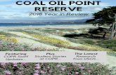 COAL OIL POINT RESERVE · 2019. 1. 7. · COAL OIL POINT RESERVE 2018 Year in Review Featuring COPR Staff Updates... Plus Student Stories at COPR... The Latest Research from USGS...