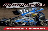 ASSEMBLY MANUAL · 2018. 7. 9. · 1) install shifter bell crank to chassis mount bolt with washers on each side of bell crank. make sure bell crank pivots freely after tightening.
