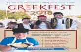 | AUGUST 24-26, 2018 | INDYGREEKFEST.ORG AUGUST 24-26 ......Melomakarona - $2: Spicy, nut filled, cookie dipped in syrup Rum Balls - $2: Decadent rum flavored fudge topped with chocolate