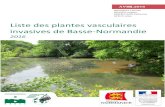 Liste des plantes vasculaires invasives de Basse Normandiecen-normandie.fr/sites/default/...invasives_basse-normandie_2016_c… · Une première liste des plantes invasives en Basse‐Normandie