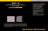 SM 3 - Brochure - Extron · 80 in (203.0 cm) Extron SM 3 Speaker Display 27 in (68.5 cm) 4 in (10.0 cm) maximum protrusion 0˚ Mounting Plate 10˚ Mounting Plate The SM 3 has a profile