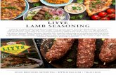 LIYYE LAMB SEASONING...It’s also an instant flavor booster. Sprinkle this magical seasoning on virtually any dish like Kefta, Mahashi, Dawali, Fatayer, and Shawarma. You can now