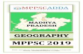 MPPSC 2019 - cdn.examclear.comcdn.examclear.com/examclear/study-materials/0-MPPSC-Geography-S-PDF.pdfMadhya Pradesh is the second largest state by area and 6th largest state by population.