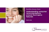 Understanding consumer recommendations around Neutrogena …marketing.wavemetrix.com/1202_WaveMetrix_AdvocacyTracker... · 2012. 4. 23. · Neutrogena Naturals products “unique”