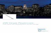 eW Graze Powercore - Color Kinetics€¦ · accept line voltage, the fixtures eliminate the special cabling and external low-voltage power supplies that other LED lighting fixtures