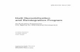 Haiti Demobilization and Reintegration Programsites.tufts.edu/jha/files/2011/04/a070.pdf · (IPR) 96-0104 / March 1997 Haiti Demobilization and Reintegration Program An Evaluation