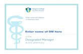 DM Certificate - Designated Manager Certificate...DM Certificate - Designated Manager Certificate Created Date: 11/29/2010 11:51:04 AM ...