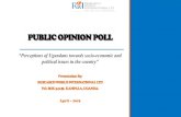 PUBLIC OPINION POLL - researchworldint.net · Opinion polls can indeed guide in directing the discussions around governance, democracy, election related issues and any other issue