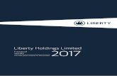 Liberty Holdings Limited 2017 · Final dividend 415 415 Total assets under management (Rbn) 720 676 7 ... (31 December 2016: R426 million), while the new business margin declined