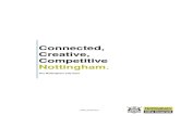Connected, Creative, Competitive Nottingham. · The Creative Quarter will be the focus for a package of concerted business development activity to enable entrepreneurship to flourish