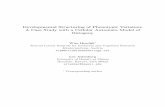 Developmental Structuring of Phenotypic Variation: A Case ... · visit a computational model for the evolution of ontogeny based on cellular automata, in which evolution regularly