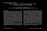 Research Note Consumer Addressability and Customized …faculty.haas.berkeley.edu/giyer/index_files/address.pdfCustomized Pricing Yuxin Chen • Ganesh Iyer Stern School of Business,