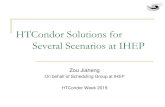 HTCondor Solutions for Several Scenarios at IHEP · A user tool for job submission, querying and deletion Apply customized and mandatory job ClassAD attributes at the backend 5 Maintenance