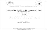 Electronic Prescribing of Controlled Substances (BEPC ... · Electronic Prescribing of Controlled Substances (BEPC) Version 1.0 Installation Guide and Release Notes Release Notes