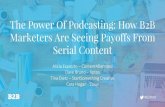 The Power Of Podcasting: How B2B Marketers Are Seeing آ  The Power Of Podcasting: How B2B Marketers