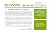 KCWA NEWSLETTER · an Calligraphy Exhibition was held on Oct. 21 to 23. During the opening reception, Welcoming message was giv-en by Sunghak Choi, the Deputy Chair of KCWA Board,