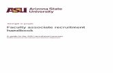 Strength in people Faculty associate recruitment handbookResume review – determining qualifications .....13 Other qualifications.....14 Disposition continuing recruitment processes