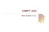 Red –black trees - Simon Fraser University · Red –black trees. Red -black Tree Structure A red-black tree is a BST ! Each node in a red-black tree has an extra color field which