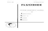 January, Thirteen One FLUORIDE · REPORT OF A MEETING Metabolism of Fluorine - by Zygmunt Machoy, Szczecin, Poland ..... 39-41 SUBSCRIPTION RATES 1979 - Price per annum in ad- vance