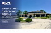 HIGH CLASS OFFICE SPACE WITH GOLF COURSE ACCESS & …...svn | rankin company, llc| 2808 s. ingram mill, suite a100, springfield, mo 65804 sale brochure high class office space with