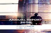 ANNUAL REPORT 2016 - capitalbank.jo Annual Report 2016 - Capital Bank Total Deposits of Clients (Million JOD) Deposits of Clients as Per Sector (2016) Clients’ Deposits According
