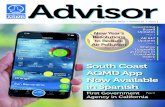 Advisor - aqmd.gov · social media friendly electronic flipbook. A flipbook is an interactive, online ... Additional features include alternative fueling locations, agency announcements,