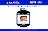 IES 50 - Tidel EngineeringFrequently Asked Questions IES 50 Intelligent Entry Scanner Tidel | 2025 W. Belt Line Rd. #114 | Carrollton, TX 75006 | Tel: 972.484.3358 800.678.7577IES