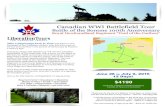 Canadian WWI Battlefield Tour Battle of the Somme 100th … · 2019. 11. 28. · UNIGLOBE Travel Innovations Ltd. 1-800-565-7999 debbie@travel-til.com Ground Travel Handled By $4190
