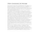 The Canons of Dordt - sounddoctrineThe Canons of Dordt The Decision of the Synod of Dordt on the Five Main Points of Doctrine in Dispute in the Netherlands is popularly known as the