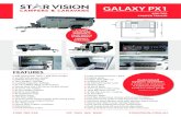 Brochure Galaxy PX1 v4 - A1 Camper Trailers and Caravans · GALAXY PX1 POP-TOP CAMPER TRAILER Customised op ons available: • Addi onal USB ports • Addi onal ligh ng • Electric