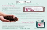 Garden Composter AccessoriesCompost Swift is a concentrate to be diluted 1 part concentrate to 8 parts water (1 oz. to 1 cup water). It is best applied to the compost mass at the rate