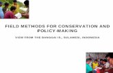FIELD METHODS FOR CONSERVATION AND POLICY-MAKING€¦ · Species Global conservation statusb Local statusc Pearl Oyesters, including Pinctada margaritifera Commercially threatened