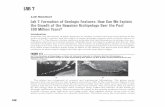 Lab Handout Lab 7. Formation of Geologic Features: How Can ... · LAB 7 Connections to the Nature of Scientific Knowledge and Scientific Inquiry As you work through your investigation,