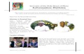 Servants of the Holy Heart of Mary Information Bulletin -ang.pdfFeast of the Holy Heart of Mary at Montgeron At Montgeron, on June 9, 2018, we solemnized the feast of the Holy Heart